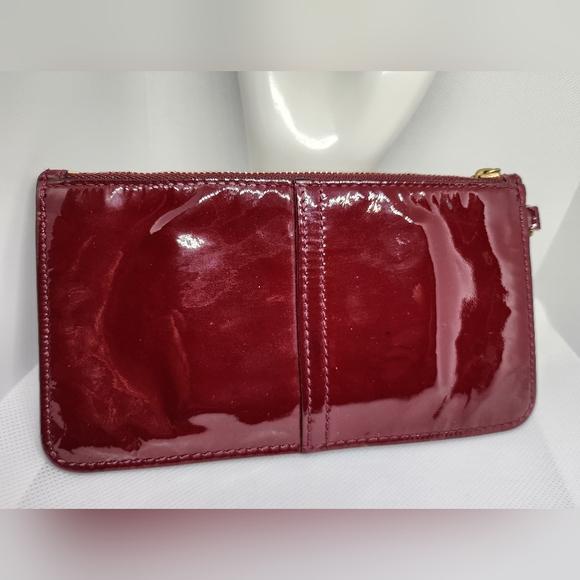 Used Coach red wallet/wristlet - Picture 2 of 9